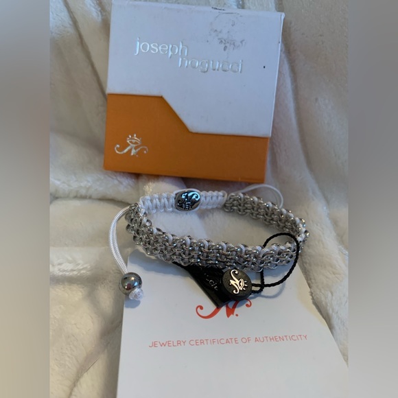 Joseph Nogucci White Rhino Links | Original Kismet Bracelet | White x Silver - Picture 3 of 3